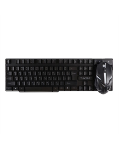 Клавиатура игровая TWolf TF200 + мышь Черная (Black)
