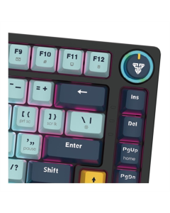 Клавиатура игровая Fantech ATOM81 MK875V2 MIZU Red Switch Синяя (Небесно-голубая)