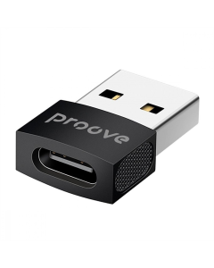 OTG кабель Proove Extension Type-C to USB Чорний (Black)