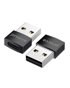 OTG кабель Proove Extension Type-C to USB Чорний (Black)