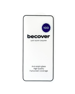 Захисне скло для Xiaomi Redmi Note 12 4G BeCover 10D Чорне (Black)