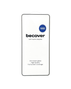 Захисне скло для Xiaomi Redmi Note 13 5G BeCover 10D Чорне (Black)