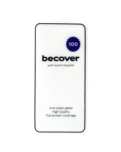 Захисне скло для ZTE Blade A73 BeCover 10D Чорне (Black)
