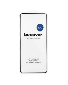 Захисне скло для ZTE Blade V40s BeCover 10D Чорне (Black)