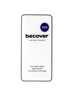 Захисне скло для ZTE Blade V50 Desig BeCover 10D Чорне (Black)