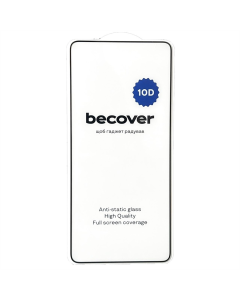 Захисне скло для ZTE Blade A35/A55 BeCover 10D Чорне (Black)