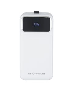 PowerBank 30000 mAh Grunhelm GP-30WQC 22.5W Білий (White)