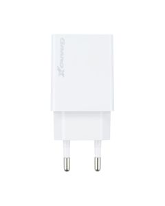 Зарядний пристрій Grand-X CH-03W USB 5V 2.1A Білий (White)