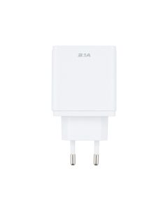 Зарядний пристрій Grand-X CH-60W 2USB 5V 3.1A Білий (White)