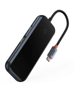 Type-C хаб Baseus AcmeJoy 5-Port Type-C (WKJZ) Сірий (Dark Gray)