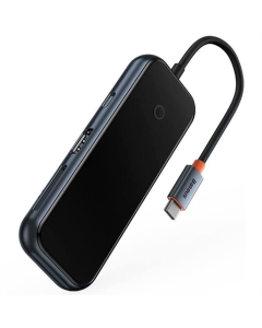 Type-C хаб Baseus Hub AcmeJoy 7-Port Type-C (WKJZ) Сірий (Dark Gray)