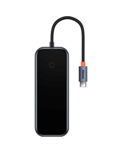 Type-C хаб Baseus Hub AcmeJoy 4-Port Type-C Сірий (Dark Gray)