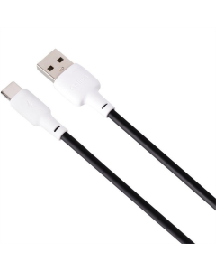 USB кабель Gelius Full Silicon GP-UCN001C Type-C (1.2м) (18W) Чорний/Білий (Black/White)