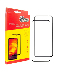 Защитное стекло для Xiaomi Redmi 13 4G Dengos Full Glue Черное (Black)