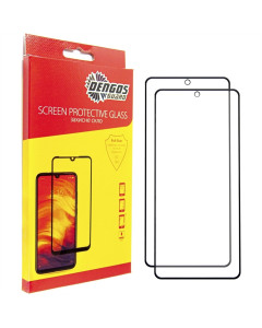 Защитное стекло для Xiaomi Redmi Note 13 Pro 5G Dengos Full Glue Черное (Black)