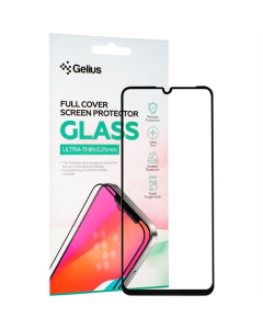 Захисне скло для Xiaomi Redmi 13c/Poco C65 Gelius Full Cover Ultra-Thin 0.25mm Чорне (Black)