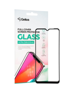 Захисне скло для Xiaomi Redmi 9a/9c Gelius Full Cover Ultra-Thin 0.25mm Чорне (Black)