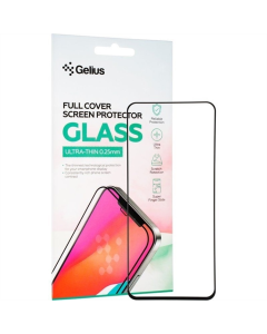 Захисне скло для Xiaomi Redmi Note 10 Pro Gelius Full Cover Ultra-Thin 0.25mm Чорне (Black)