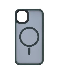 Чохол накладка для iPhone 11 ArmorStandart Uniq MagSafe Зелена (Dark Green)
