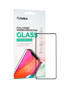 Захисне скло для Xiaomi Redmi Note 13 4G Gelius Full Cover Ultra-Thin 0.25mm Чорне (Black)