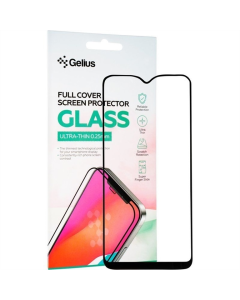 Захисне скло для Xiaomi Redmi Note 8/Note 8 (2021) Gelius Full Cover Ultra-Thin 0.25mm Чорне (Black)