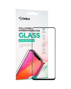 Захисне скло для Xiaomi Redmi Note 9 Pro/9s Gelius Full Cover Ultra-Thin 0.25mm Чорне (Black)