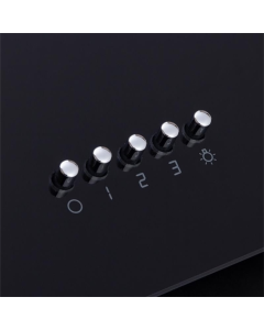 Витяжка Minola HDN 6222 BL/INOX 700 LED Чорна (Black)