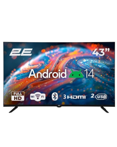 Телевізор 2E 2E-43A07B Чорний (Black)