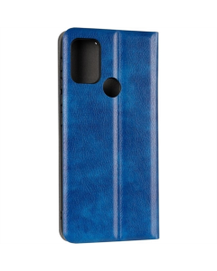Чехол кейс для Motorola Moto G20 Book Cover Leather Gelius New Синий (Голубой)