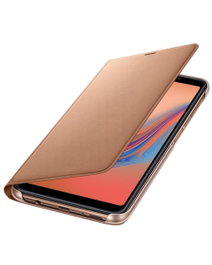 Чохол кейс для Samsung A7 2018 Samsung Wallet Cover Золотий (Gold)