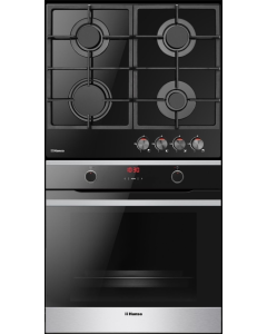 Комплект з духової шафи та варильної поверхні Hansa FCGI69326 Чорний (Black)