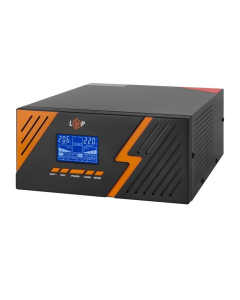Источник бесперебойного питания LogicPower LPM-PSW-1500VA (1050 Вт) Черный (Black Orange)
