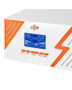 Джерело безперебійного живлення LogicPower LPM-PSW-1500VA (1050 Вт) Білий (White)