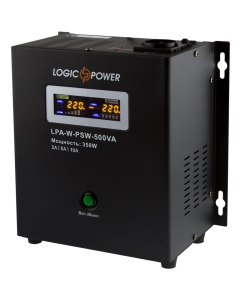 Джерело безперебійного живлення LogicPower LPA-W-PSW-500VA (350Вт) LCD