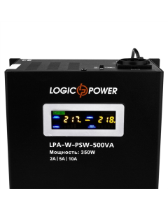 Джерело безперебійного живлення LogicPower LPA-W-PSW-500VA (350Вт) LCD