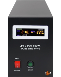 Джерело безперебійного живлення LogicPower LPY-B-PSW-800VA+ (560Вт)
