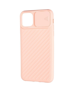 Чохол накладка для iPhone 11 Pro Max Carbon Camera Air Case Рожева (Pink)
