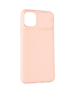 Чохол накладка для iPhone 11 Pro Max Carbon Camera Air Case Рожева (Pink)