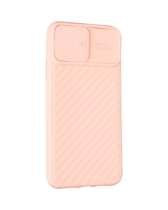 Чохол накладка для iPhone 11 Pro Max Carbon Camera Air Case Рожева (Pink)
