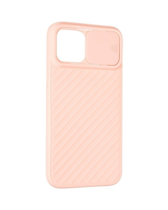 Чехол-накладка для iPhone 12 Pro Max Carbon Camera Air Case Розовый (розовый)