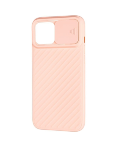 Чехол-накладка для iPhone 12 Pro Max Carbon Camera Air Case Розовый (розовый)