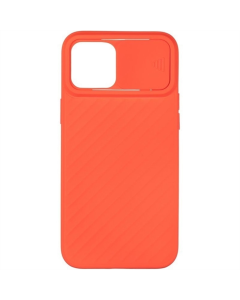 Чехол-накладка для iPhone 12 Pro Max Carbon Camera Air Case Красный (Red)