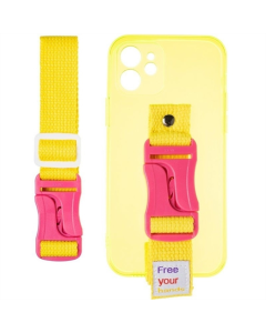 Чохол накладка для iPhone 12 Gelius Sport Case Жовта (Yellow)