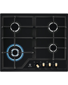Варильна поверхня Electrolux KGS6436RK Чорна (Black Matt)