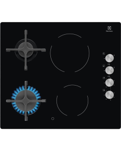 Варильна поверхня Electrolux EGE6172NOK Чорна (Black)
