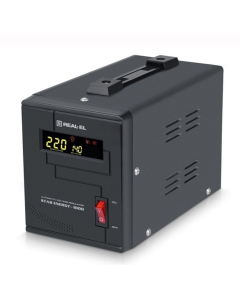 Стабілізатор напруги REAL-EL Stab Energy-1000 Чорний (Black)