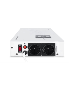 Стабілізатор напруги REAL-EL Stab Slim-2000 Білий (White)