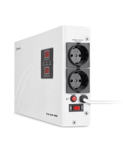 Стабілізатор напруги REAL-EL Stab Slim-2000 Білий (White)