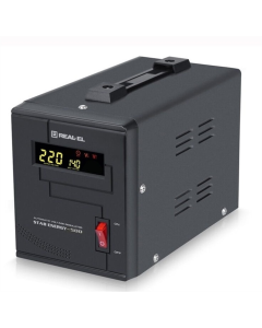 Стабилизатор напряжения REAL-EL Stab Energy-500 Черный (Black)