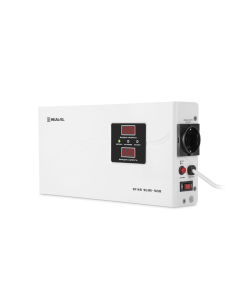 Стабілізатор напруги REAL-EL Stab Slim-500 Білий (White)
